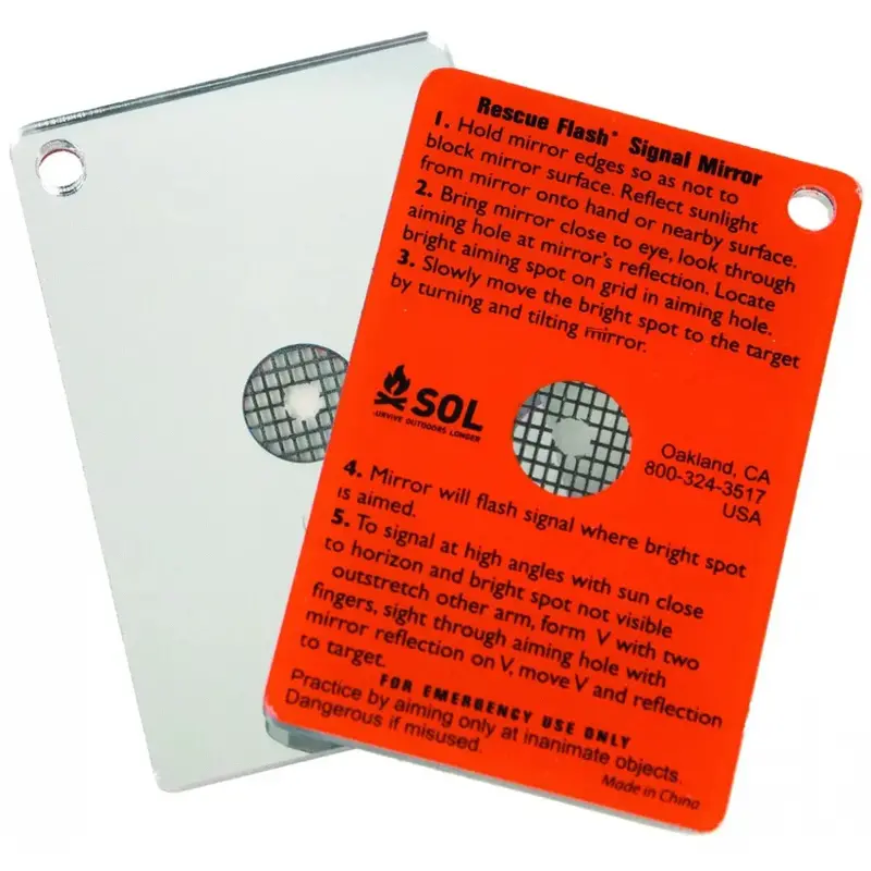 Rescue Flash Floating Safety Mirror For Emergency Signaling 1
