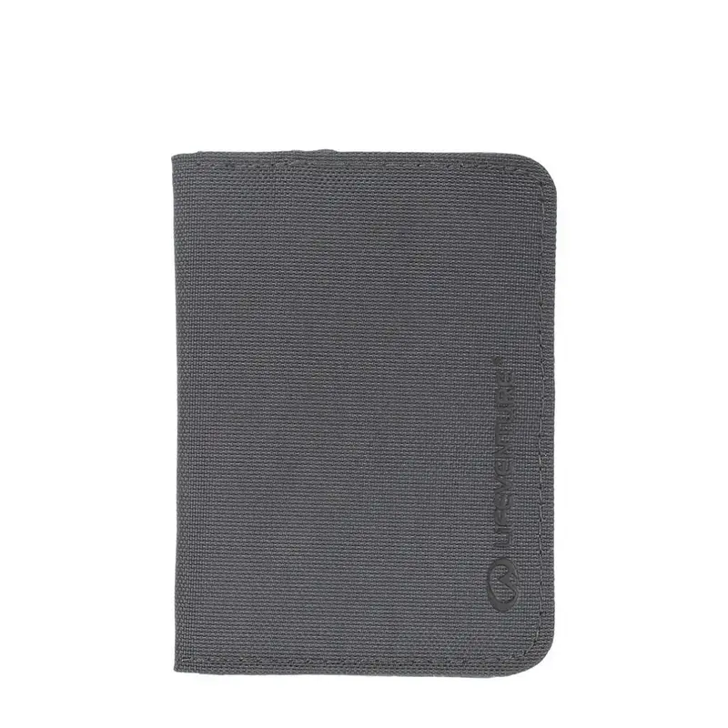 Rfid-Protected Card Wallet – Sleek Grey Design 1