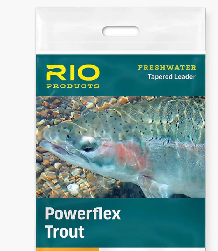 Rio Powerflex Trout Leader 9-Foot – Supple, Abrasion-Resistant Tapered Leader 1