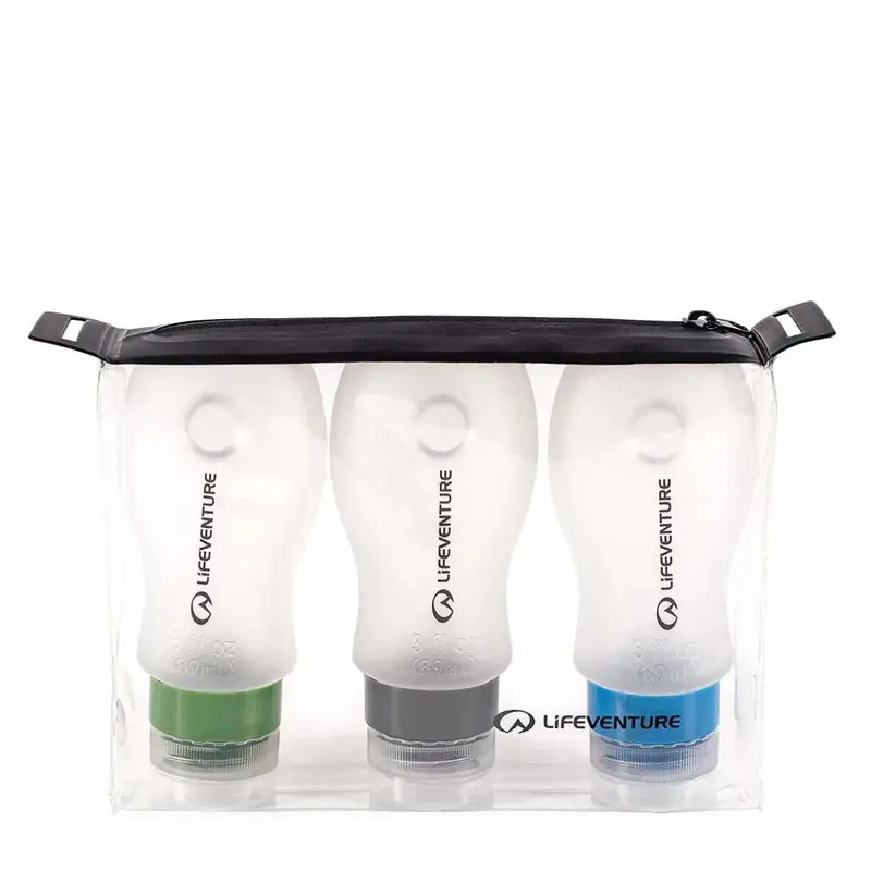 Set Of Leak-Proof Silicone Travel Bottles 1