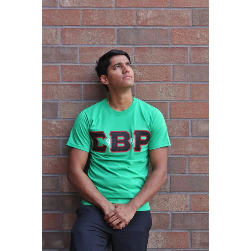 Sigma Beta Rho Green Collegiate T-Shirt – Greek Pride Apparel 1