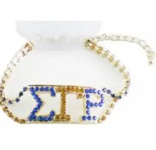 Sigma Gamma Rho Rhinestone Accent Bracelet 1