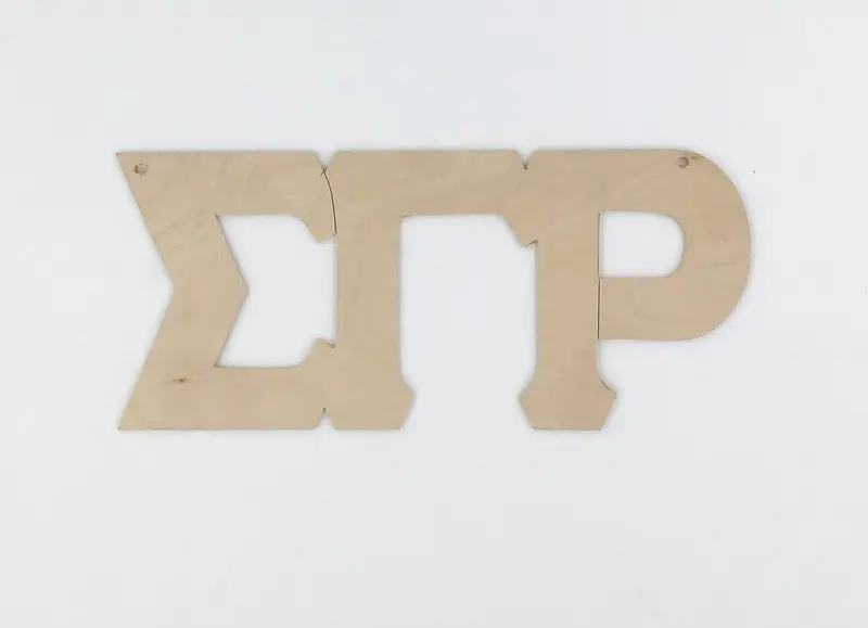 Sigma Gamma Rho Wooden Door Or Deck Sign 1