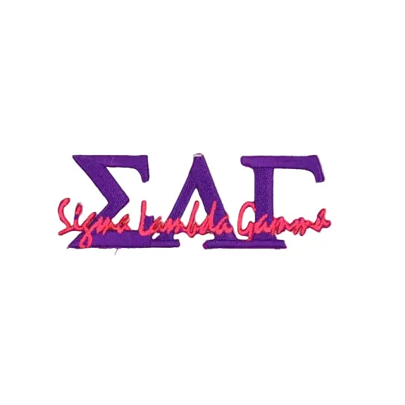 Sigma Lambda Gamma Embroidered Signature Patch 1
