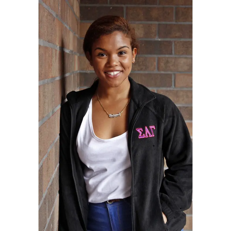 Sigma Lambda Gamma Full-Zip Fleece Pullover 1