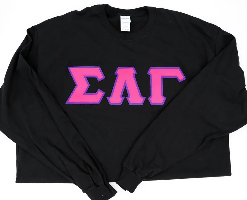 Sigma Lambda Gamma Greek Letter Long Sleeve Tee 1