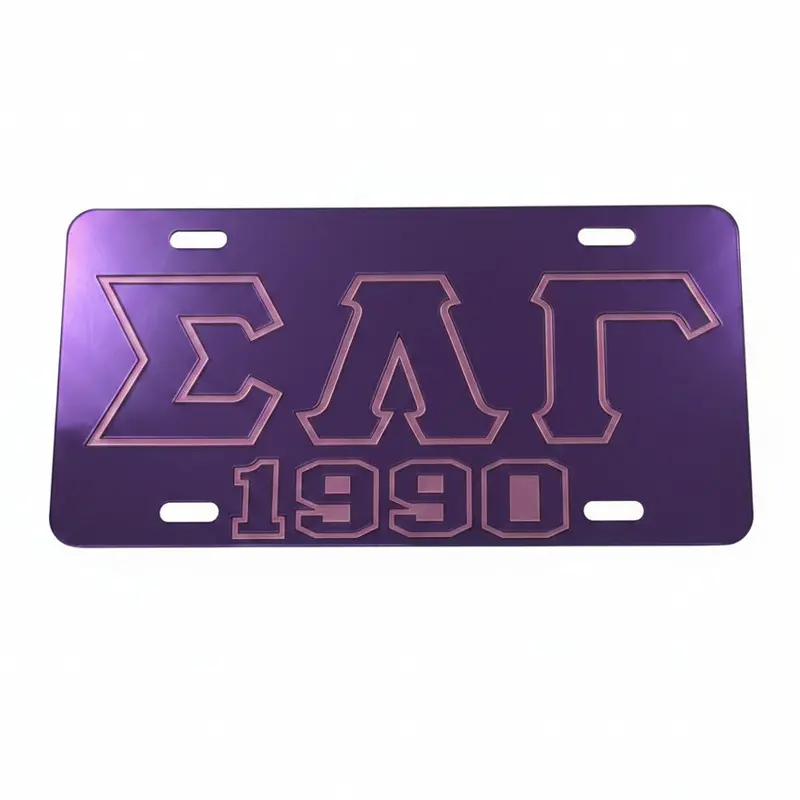 Sigma Lambda Gamma Official License Plate Insert 3