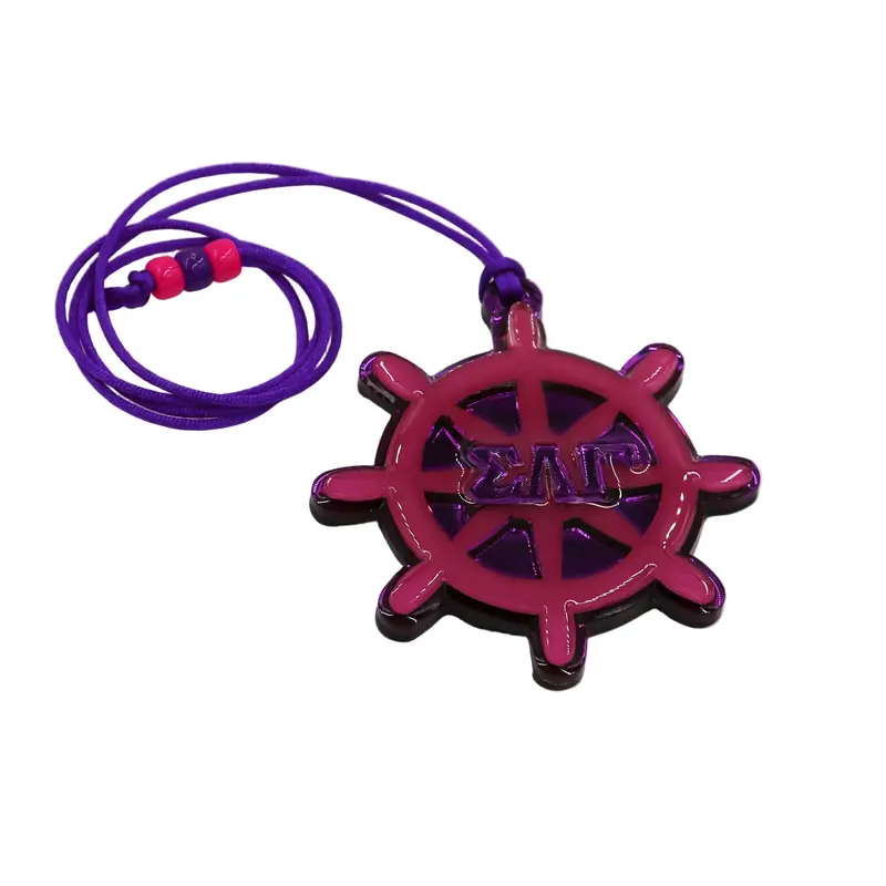 Sigma Lambda Gamma Symbol Tiki – Engraved Greek Keepsake 1