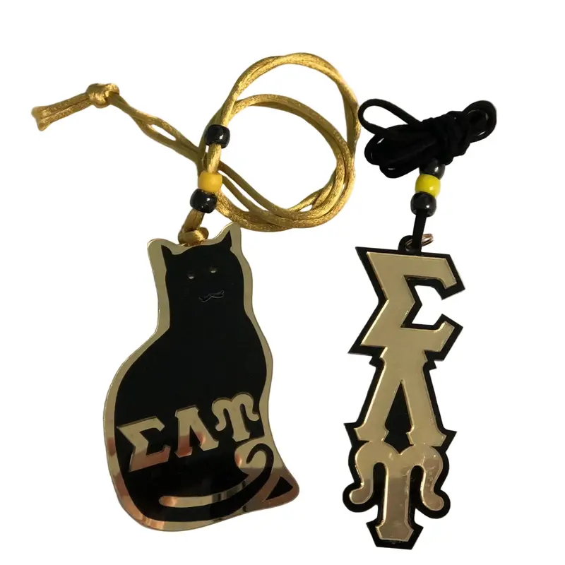 Sigma Lambda Upsilon Handcrafted Tiki Ornament 1