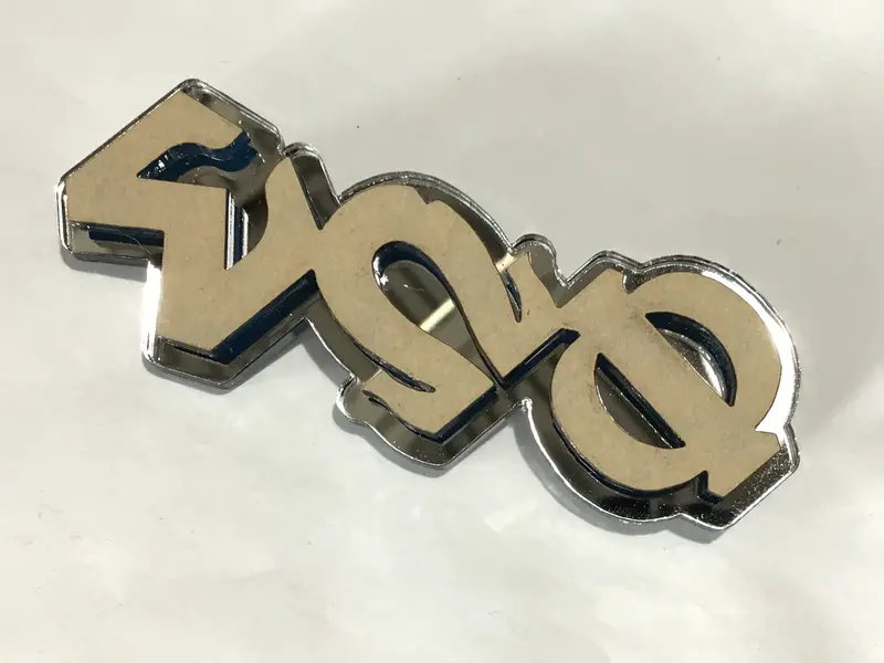 Sigma Omega Phi Enamel Acrylic Greek Pin 1