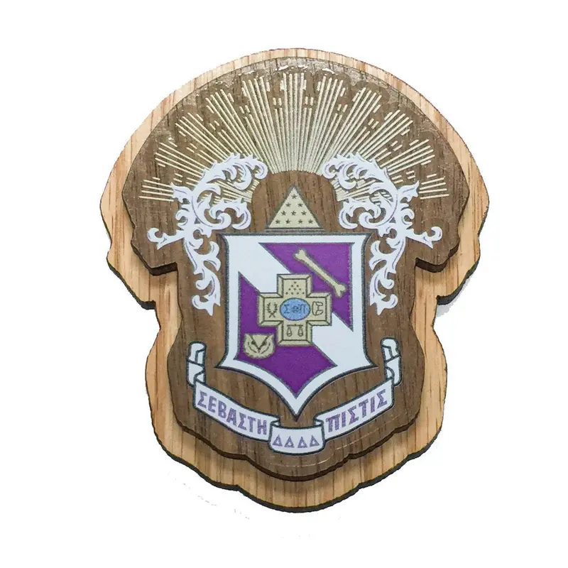 Sigma Pi Large Wooden Greek Crest 1