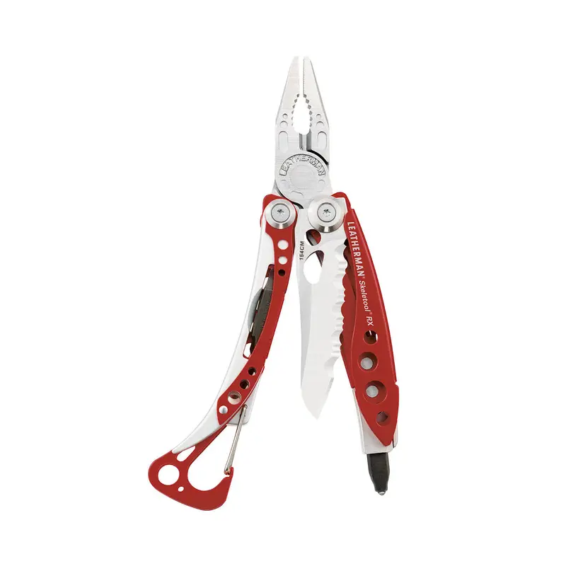 Skeletool Rx Multi-Tool In Bold Red – Compact Rescue Ready 1