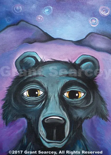 Sleepy Bear – 2013 Limited Edition Bear Art 1