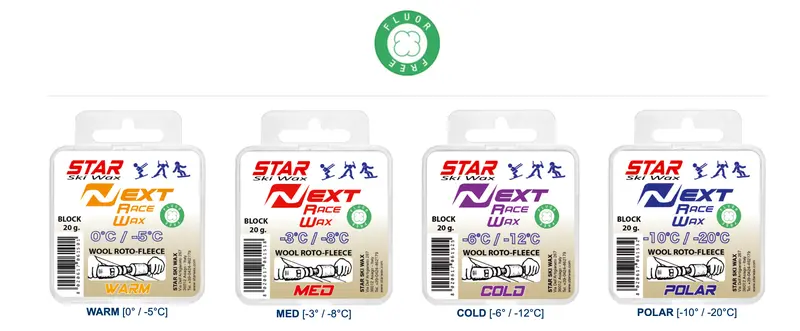 Star Next Fluoro-Free Glide Wax Block – 20G 1