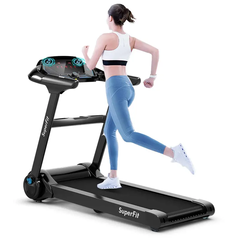 Superfit Portable Folding Treadmill – Lightweight Electric Treadmill For Small Spaces 1