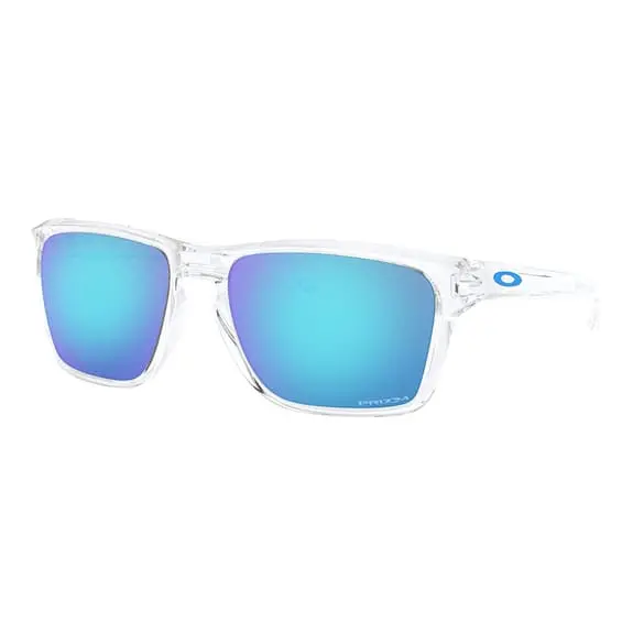 Sylas Sunglasses – Polished Clear Frame With Prizm Sapphire Lenses 1