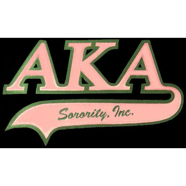 Tackle Twill Appliqué Tailgate Patch – Alpha Kappa Alpha Design 1