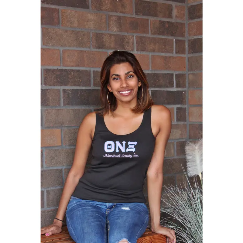 Theta Nu Xi Embroidered Tank Top – Clearance Sale 1