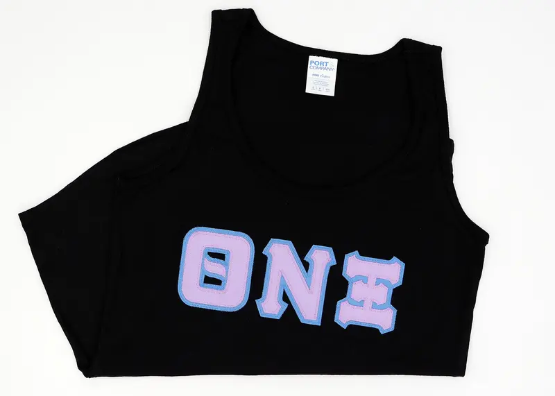 Theta Nu Xi Greek-Style Sleeveless Tank Top 1