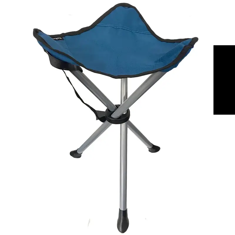 Tripod Camping Stool – Indigo Blue Lightweight Frame 1