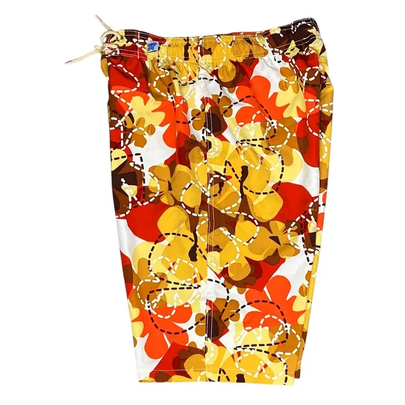 Tropicamo Women'S Regular-Rise Swim Shorts – Tropical Camo, Long Length 1