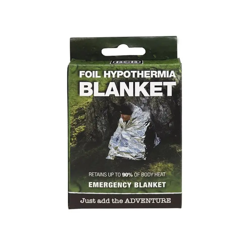 Ultra-Thin Foil Hypothermia Prevention Blanket – Compact & Reusable 1