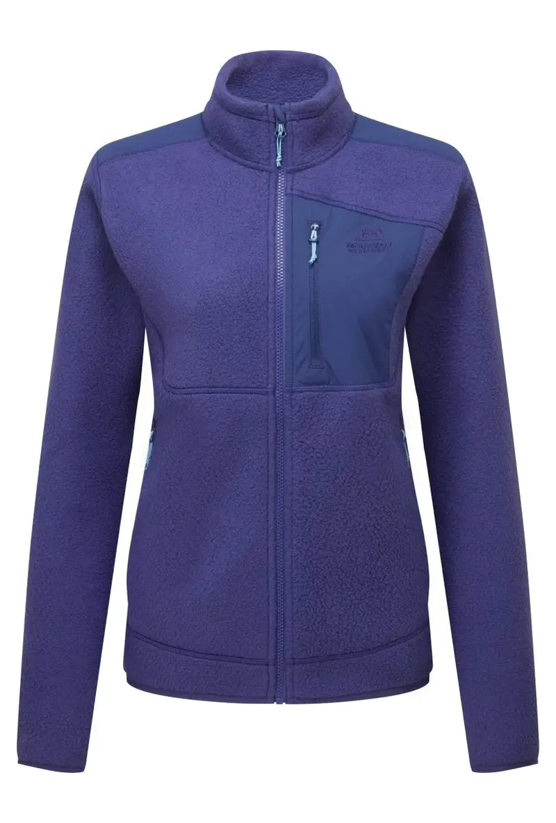Unisex High-Pile Fleece Jacket In Amethyst Purple 1