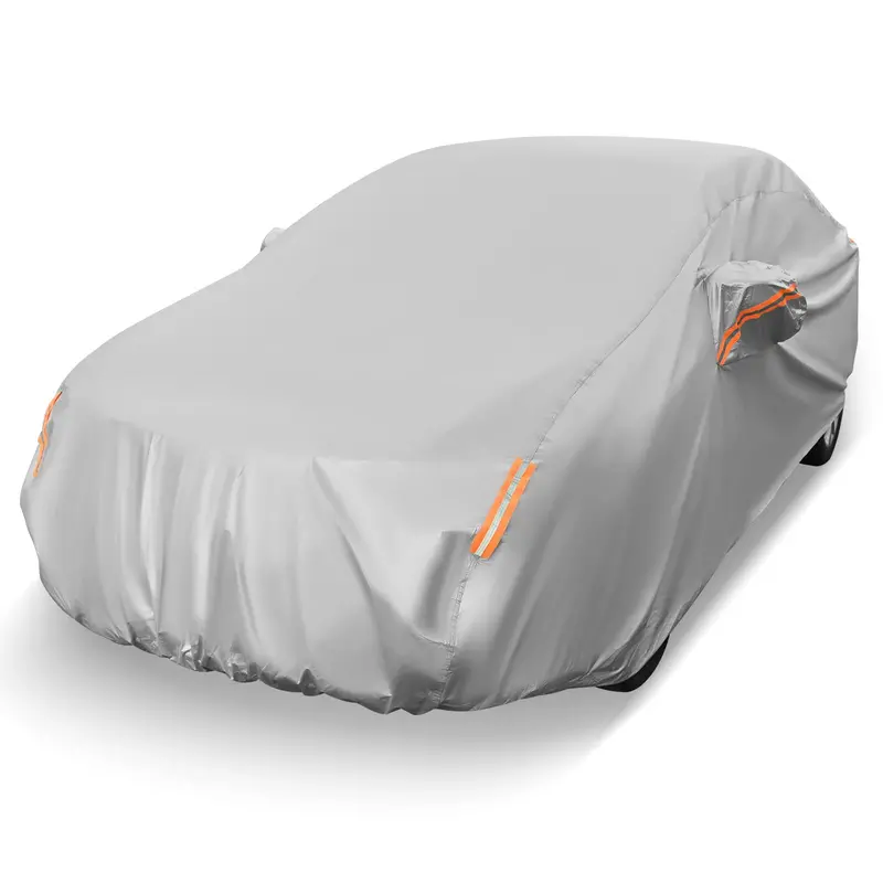 Universal Waterproof Car Cover For Sedans – 193" Rain, Sun & Uv Protection For Chevrolet, Ford, Nissan 1