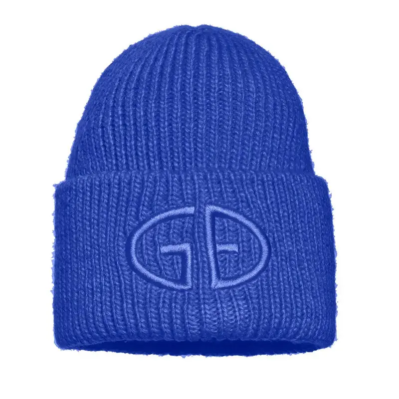 Valerie Knit Beanie In Vibrant Dazzling Blue 1