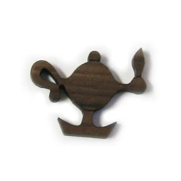 Vintage Lamp Symbol Mini Charm 1