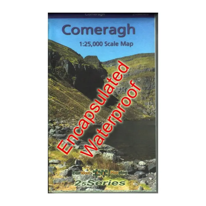 Waterproof Comeragh Mountains Trail Map (1:25,000) 1