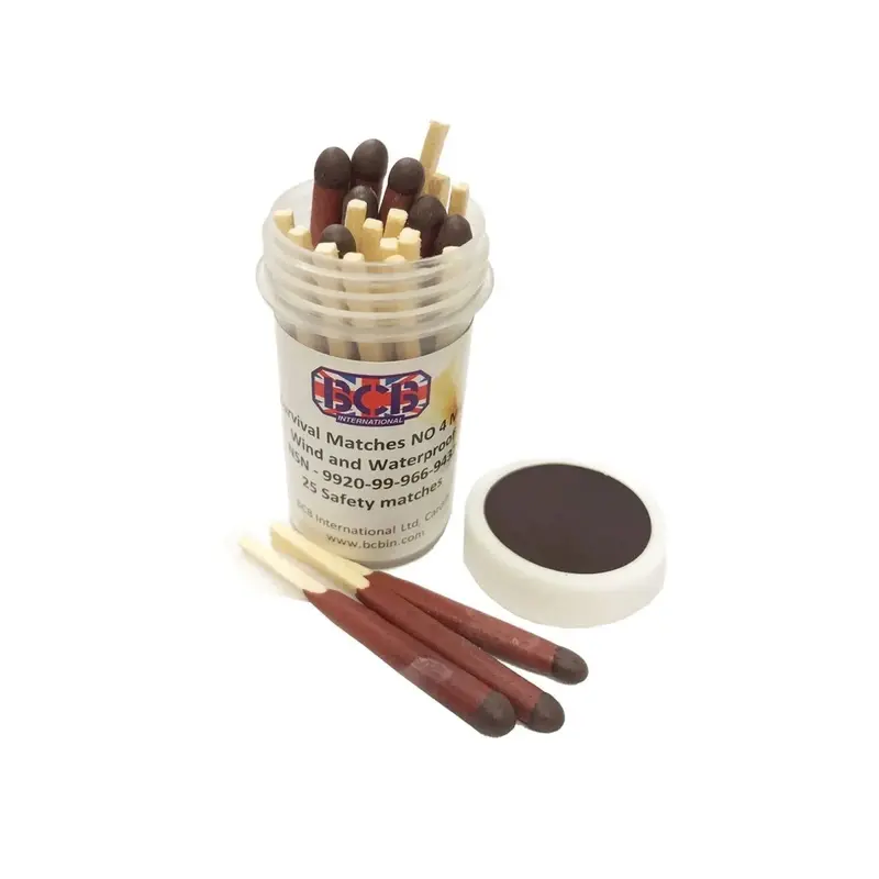 Weatherproof Survival Matches In Waterproof Case 1