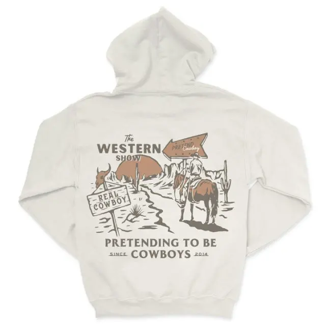 Western Show-Inspired Hooded Sweatshirt 1