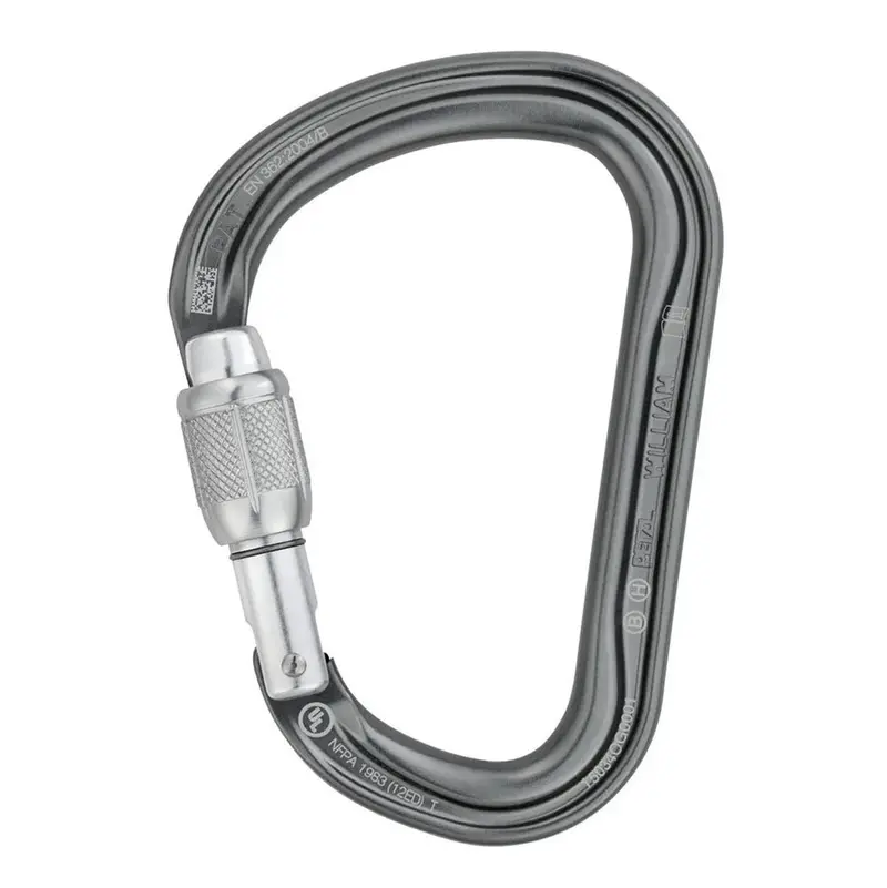 William Heavy-Duty Screw-Lock Carabiner For Climbing & Gear 1