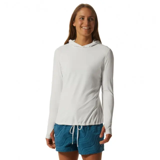 Women'S Crater Lake Long-Sleeve Hooded Top 1