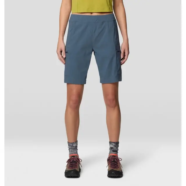 Women’S Dynama High-Rise Bermuda Shorts – Stretch Cotton Blend 1
