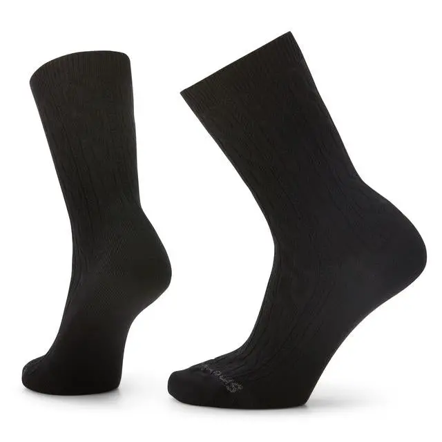 Women’S Everyday Cable-Knit Crew Socks – Cozy & Classic 1