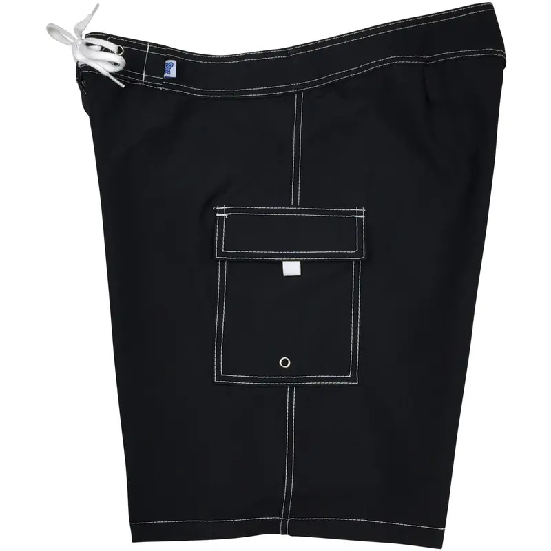 Women’S Fully Customizable Board Shorts – Non-Elastic Waist, Regular Or High Rise 1