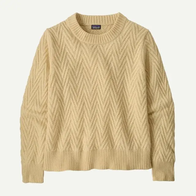 Women’S Recycled Wool-Blend Crewneck Sweater – Eco-Friendly Knit 1