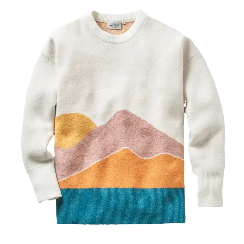 Women’S Vista Recycled Wool Blend Jumper – Off-White 1