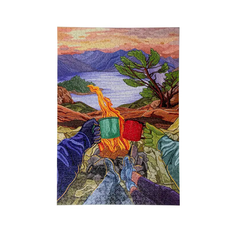 Wooden 1000-Piece Jigsaw Puzzle – Eco-Friendly Design 1