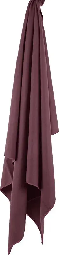 Xl Softfibre Recycled Microfiber Towel In Blackcurrant 1
