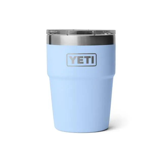 Yeti Rambler 16 Oz Stackable Travel Cup – Big Sky Blue 1