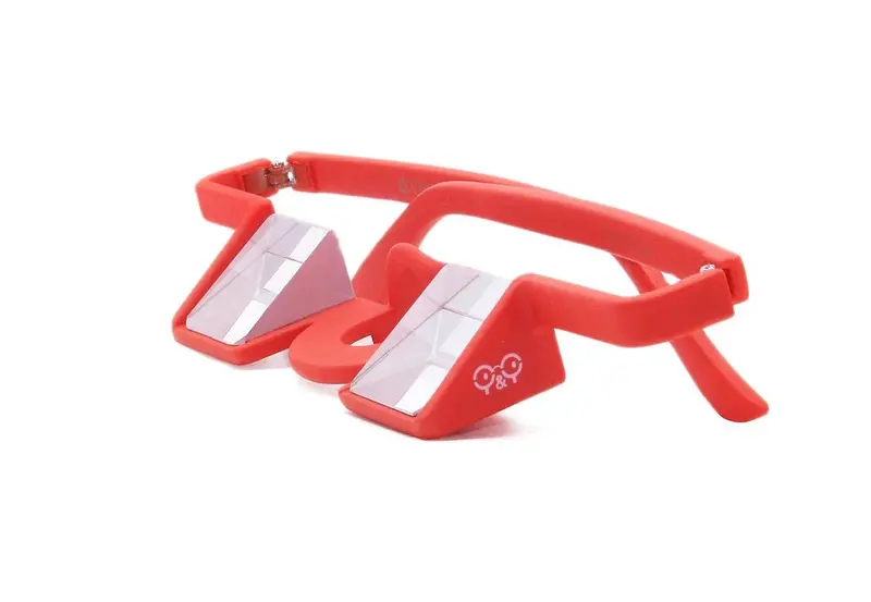 Y&Y Plasfun Red Belay Safety Glasses For Climbing 1