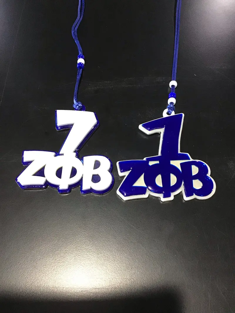 Zeta Phi Beta Alternate Number Tiki Patch 1