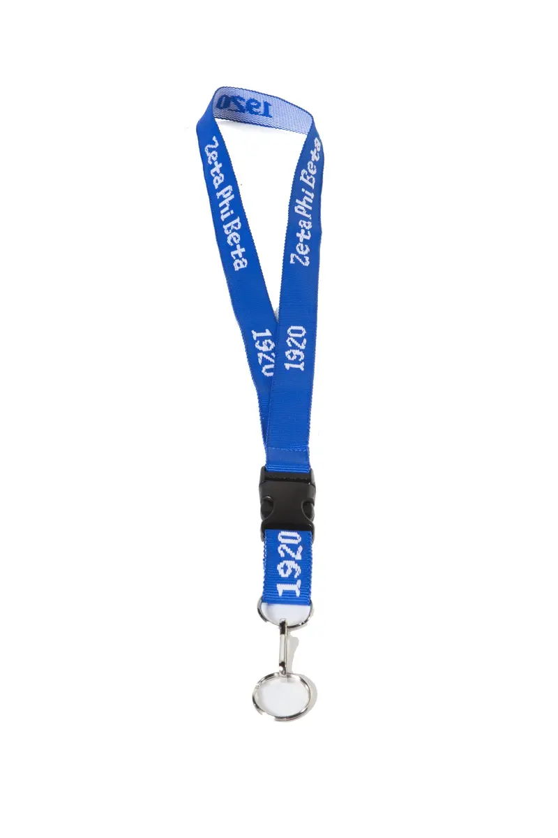 Zeta Phi Beta Embroidered Lanyard – Sav Edition 1