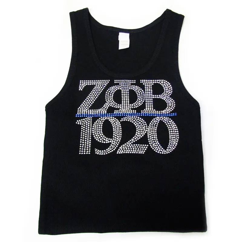 Zeta Phi Beta Jeweled Tank Top For Members 1