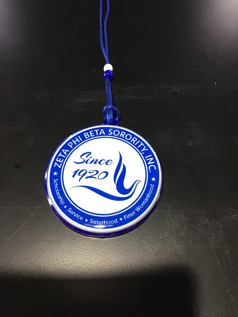 Zeta Phi Beta Official Logo Tiki Patch 1