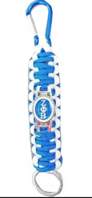 Zeta Phi Beta Paracord Woven Keychain 1