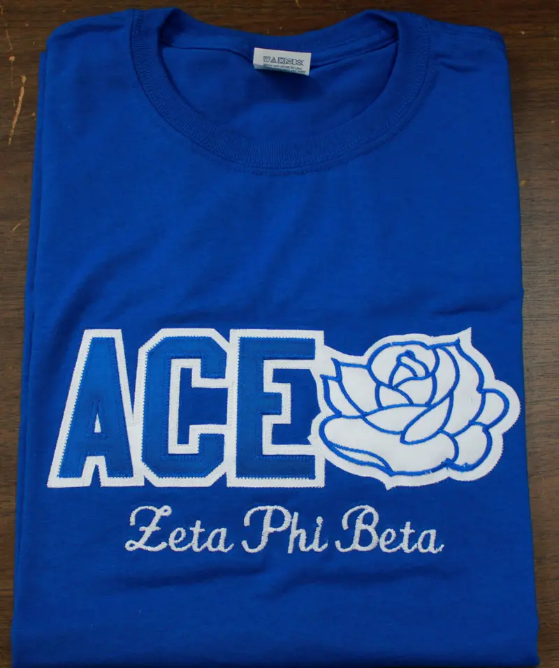 Zeta Phi Beta Wordmark Tee – Minimalist Sorority Top 1